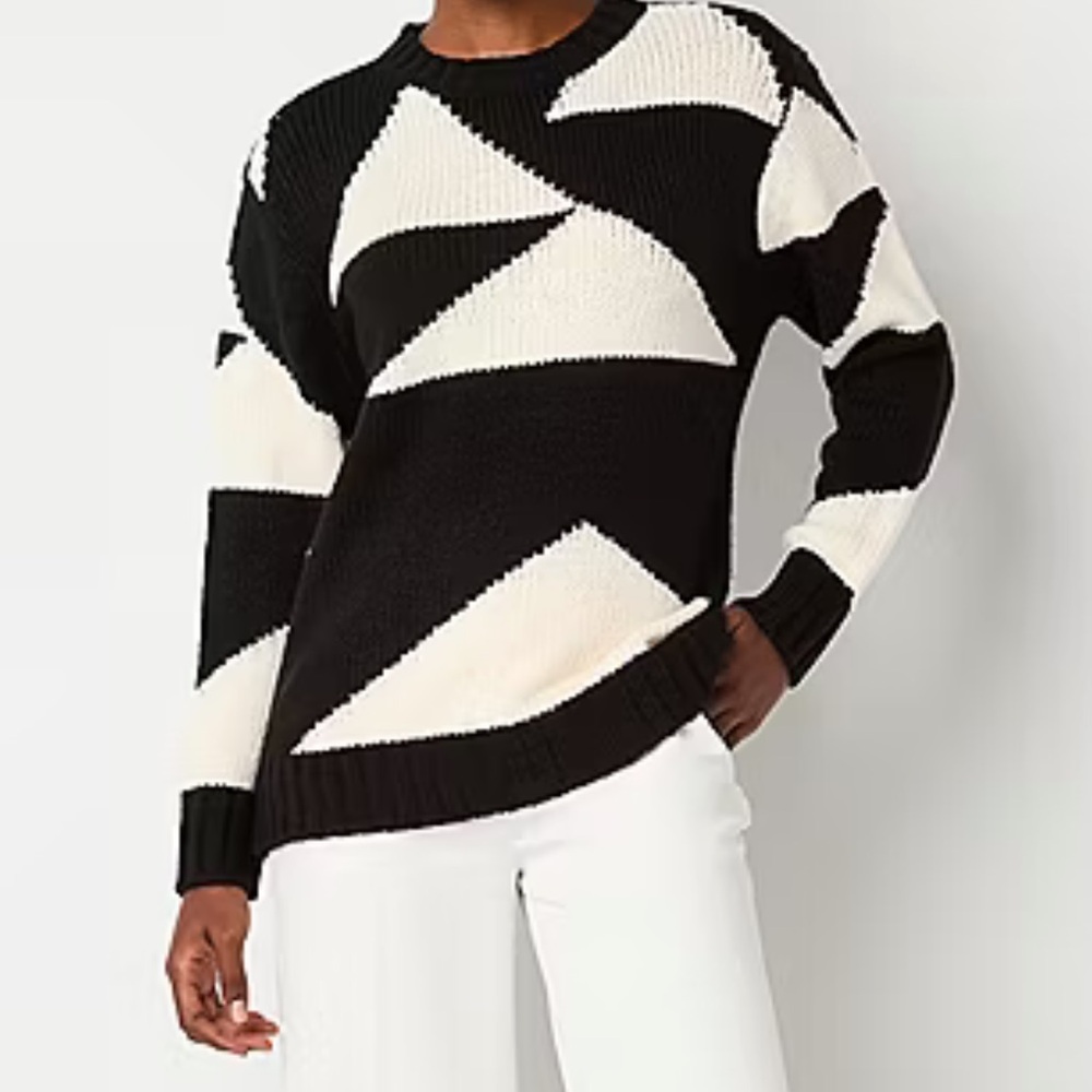 Worthington Geo pattern Sweater - Picture 2 of 11